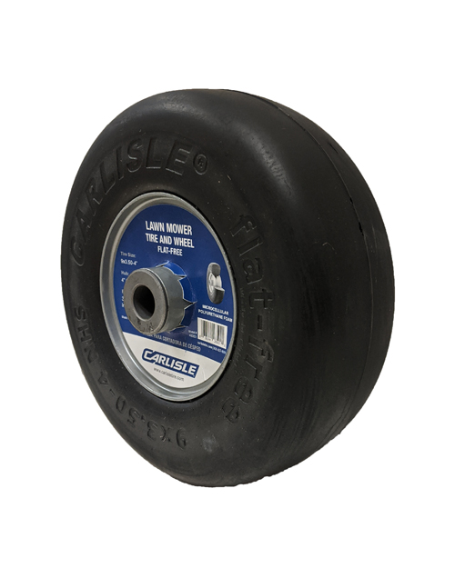 9x3.50-4 Carlstar Flat Free Smooth SOLID * Special Order